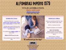 Tablet Screenshot of alfombrasimperio1979.com